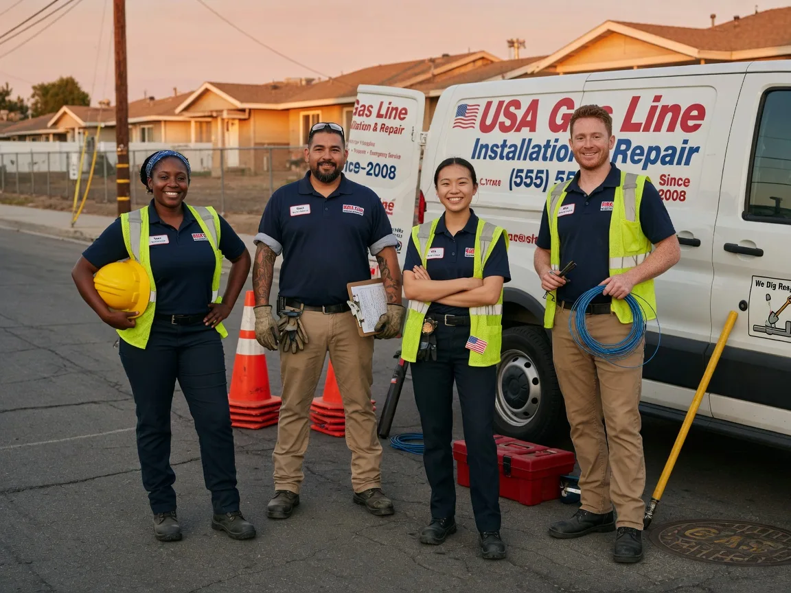 Gas Line Installation company in Justin, TX